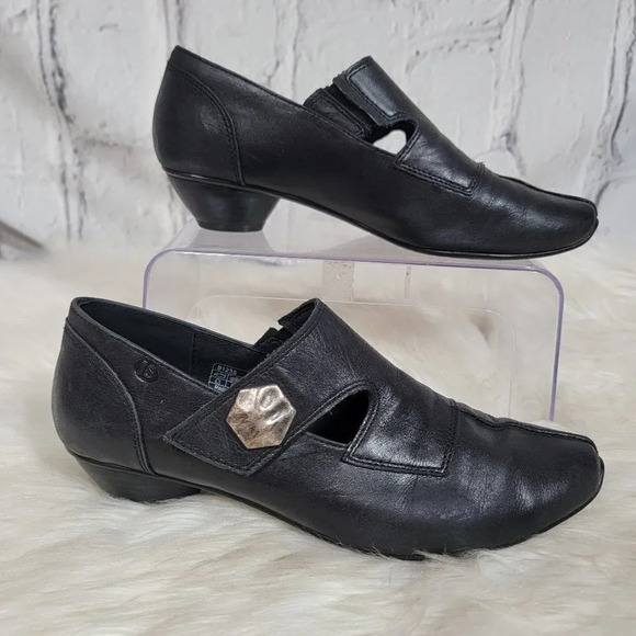 Josef Seibel Shoes - JOSEF SEIBEL Womens 38 Tina Kitten Heel Pump Comfort Black Leather Witchycore